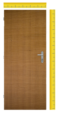 Zapůjčení náhradních, obyčejných dveří atyp