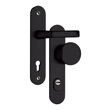 Bezpečnostní kování TUONO Black, oblé