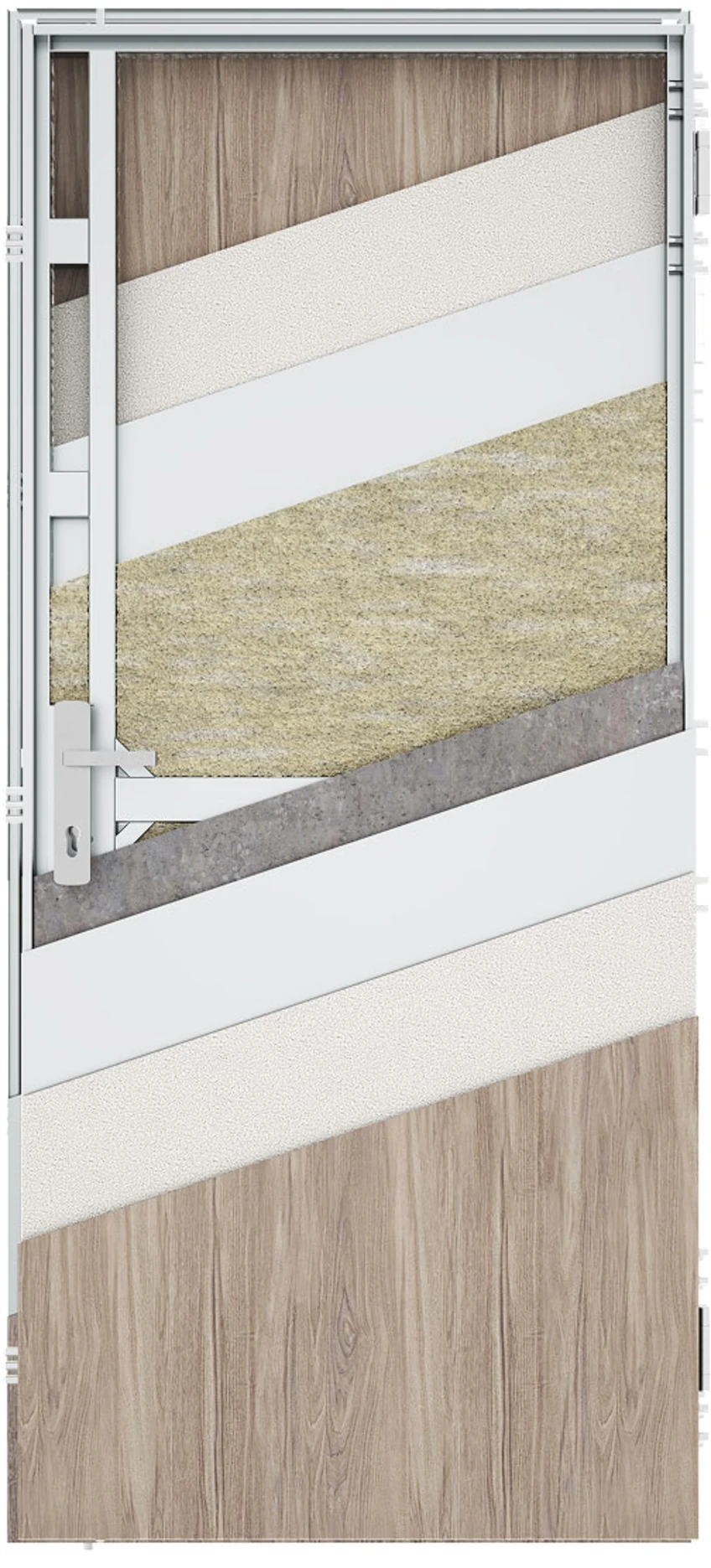 vrstvy dveří Termo