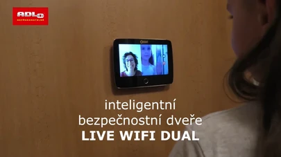 Inteligentní dveře ADLO LIVE WiFi DUAL – nepřetržitá ochrana