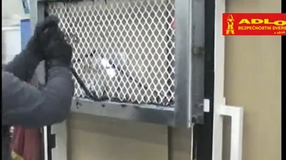 Test překonání mřížového světlíku ADLO