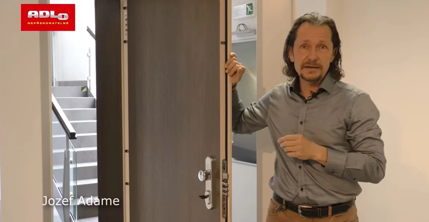 Bezpečnostní dveře ADLO ve 3. bezpečnostní třídě
